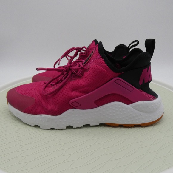 Nike Air Huarache Run Ultra 819151-602 Womens US 9 Shoes Sport Fuchsia Sneakers - Picture 1 of 7